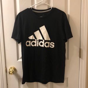 🌼Short Sleeve Black Adidias Tee